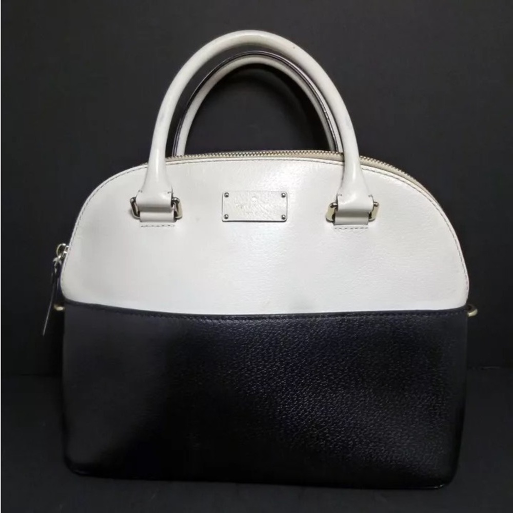 Insane vtg Kate Spade NY Grove Street Carli Satchell Brixton Baker Leather